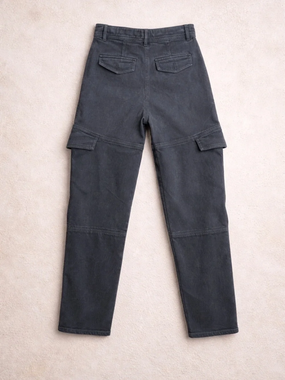 Wilfred Free charcoal cargo pants size 0 tapered streetwear Y2K minimalist - Picture 2 of 6